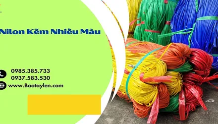 Sỉ dây nilon kẽm nhiều màu