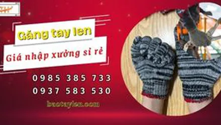 Găng tay len muối tiêu giá bỏ sỉ rẻ nhất tại HCM
