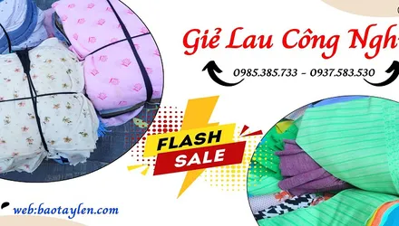 Giẻ lau công nghiệp giá rẻ sỉ rẻ tại kho TPHCM
