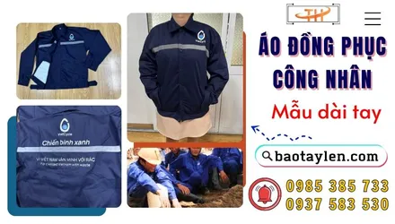 Mua áo đồng phục công nhân dài tay tại HCM sỉ rẻ