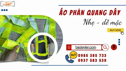 Kho áo phản quang dây nhẹ – dễ mặc – phản sáng mạnh