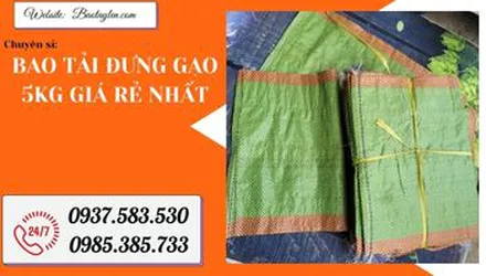Bán sỉ bao tải đựng gạo 5 kg giá rẻ nhất