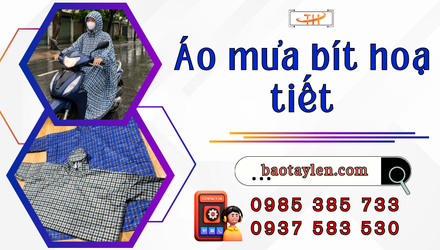 Tổng kho áo mưa bít họa tiết đẹp giá sỉ rẻ hàng sẵn