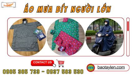 Áo mưa bít người lớn giá sỉ tận kho