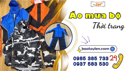 Kho sỉ áo mưa bộ thời trang giá tốt nhất HCM