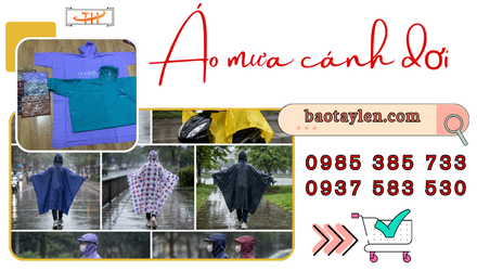 Kho áo mưa cánh dơi đa dạng mẫu giá sỉ tận xưởng