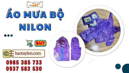 Áo mưa bộ nilon dày bền đẹp sỉ rẻ