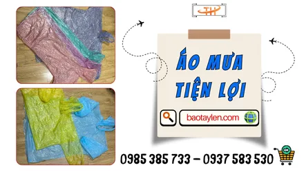 Áo mưa tiện lợi bao rẻ tại Bình Chánh