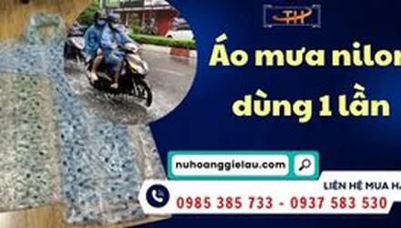 Bán sỉ áo mưa nilon dùng 1 lần giá xưởng HCM