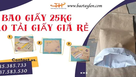Bao giấy 25kg bán giá rẻ tại TPHCM