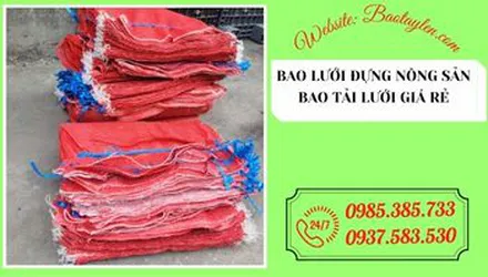 Bán bao lưới đựng nông sản củ quả giá rẻ giá sỉ tốt nhất