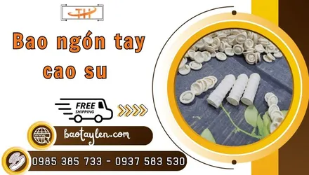 Giá sỉ bao ngón tay cao su chống tĩnh điện tại TPHCM