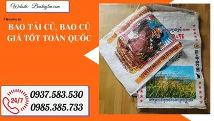 Chuyên bao tải cũ đã qua sử dụng giá sỉ siêu rẻ