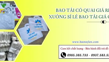 Nơi bán bao tải quai xách giá sỉ rẻ TpHCM
