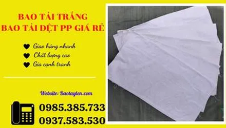 Địa chỉ bán bao tải trắng giá sỉ rẻ tại TpHCM