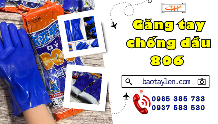 Găng tay chống dầu 806 giá rẻ chất dày