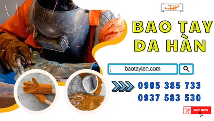 Nguồn cung cấp bao tay da hàn chịu nhiệt sỉ rẻ tại xưởng