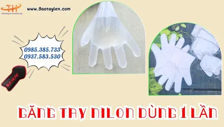 Bao tay nilon dẻo dùng 1 lần giá sỉ rẻ nhất