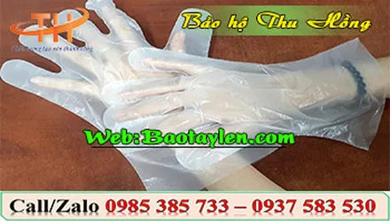 Bao tay nilon bao tay xốp găng tay dùng 1 lần giá sỉ