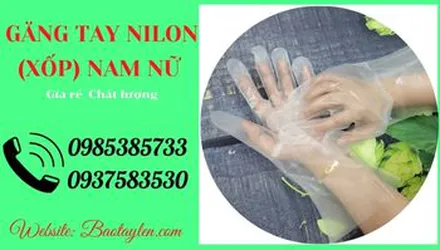 Xưởng cung cấp bao tay nilon giá rẻ