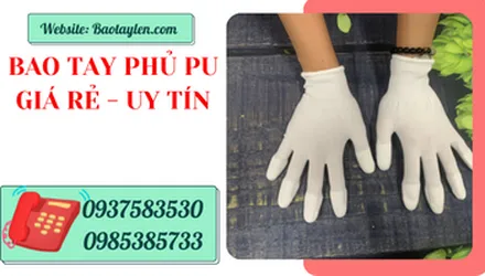 Bán sỉ bao tay chống tĩnh điện phủ PU giá rẻ