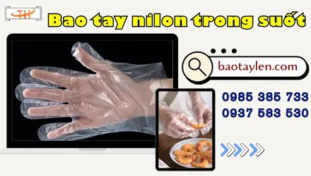 Bao tay nilon trong suốt sẵn số lượng tại TPHCM