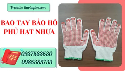 Cơ sở sản xuất và phân phối bao tay bảo hộ phủ nhựa giá rẻ