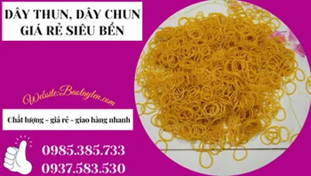 Nơi mua dây thun, dây chun cột đồ giá rẻ tại HCM