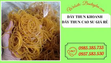 Dây thun vàng cột đồ giá rẻ tại xưởng Bình Chánh