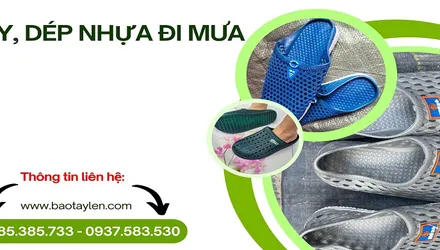 Cần mua dép giày nhựa đi mưa giá rẻ tại HCM