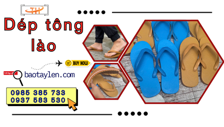 Nguồn sỉ dép tông lào truyền thống giá tốt hàng có sẵn