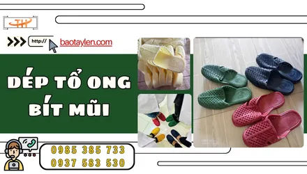 Dép tổ ong bít mũi sỉ rẻ bán chạy quanh năm
