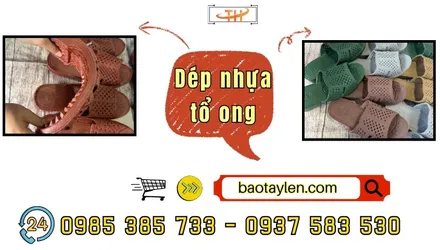 Dép nhựa tổ ong siêu bền giao sỉ tận nơi