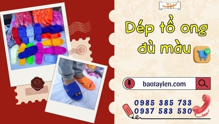Kho phân phối dép tổ ong giá sỉ tại Sài Gòn