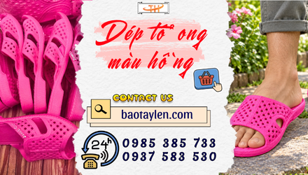 Muốn kinh doanh dép nhựa? Đừng bỏ qua dép tổ ong màu hồng