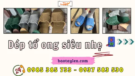 Dép tổ ong siêu nhẹ đủ màu giá gốc sỉ tại HCM