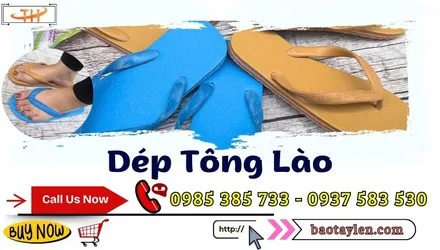 Nguồn sỉ dép tông lào chuẩn giá xưởng