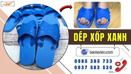 Kho luôn sẵn hàng dép xốp xanh sỉ rẻ