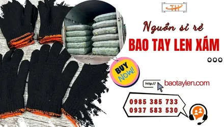 Bao tay len xám đen tận xưởng uy tín giao nhanh