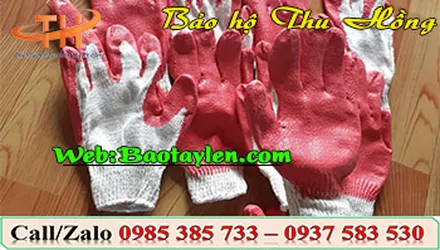 Phân phối găng tay bảo hộ phủ nhựa giá sỉ rẻ