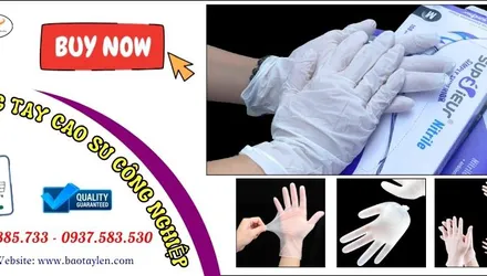 Găng tay cao su công nghiệp giá rẻ toàn quốc