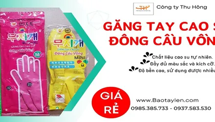 Sỉ lẻ găng tay cao su đông cầu vồng tại xưởng