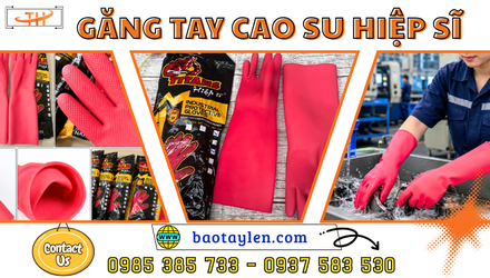 Tổng kho găng tay cao su hiệp sĩ giá tốt mỗi ngày