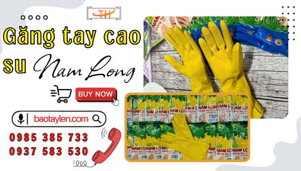 Nguồn sỉ găng tay cao su Nam Long size 9 giá cực tốt