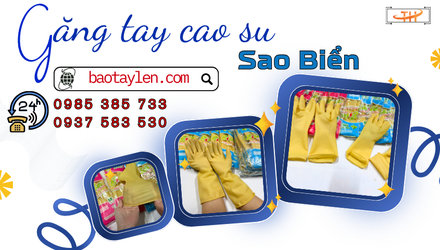Chuyên sỉ găng tay cao su sao biển chính hãng giá tốt