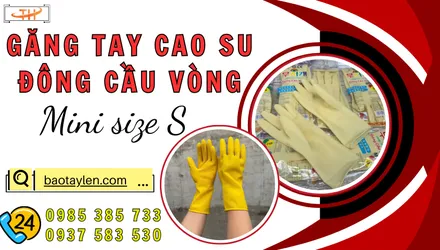 Mua găng tay cao su Đông Cầu Vồng mini size S giá tốt tại TP.HCM