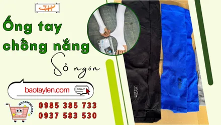 Ống tay chống nắng xỏ ngón hàng thun lạnh cao cấp sỉ rẻ