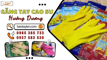 Mua găng tay cao su gia dụng Hướng Dương ở đâu chính hãng rẻ
