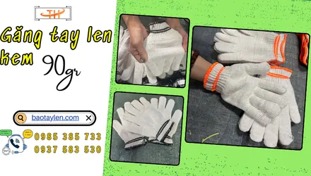 Kho găng tay len màu kem 90g giao nhanh