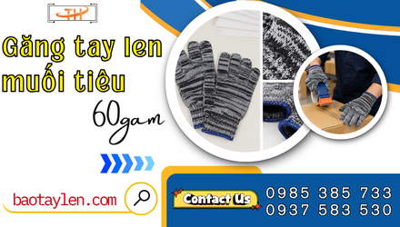 Địa chỉ bán sỉ găng tay len muối tiêu 60g uy tín giá rẻ